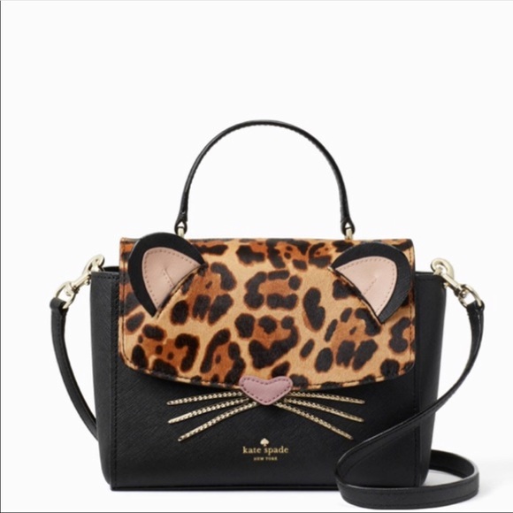 Kate Spade Leopard Kerrie Crossbody Bag, Purse - Picture 4 of 8